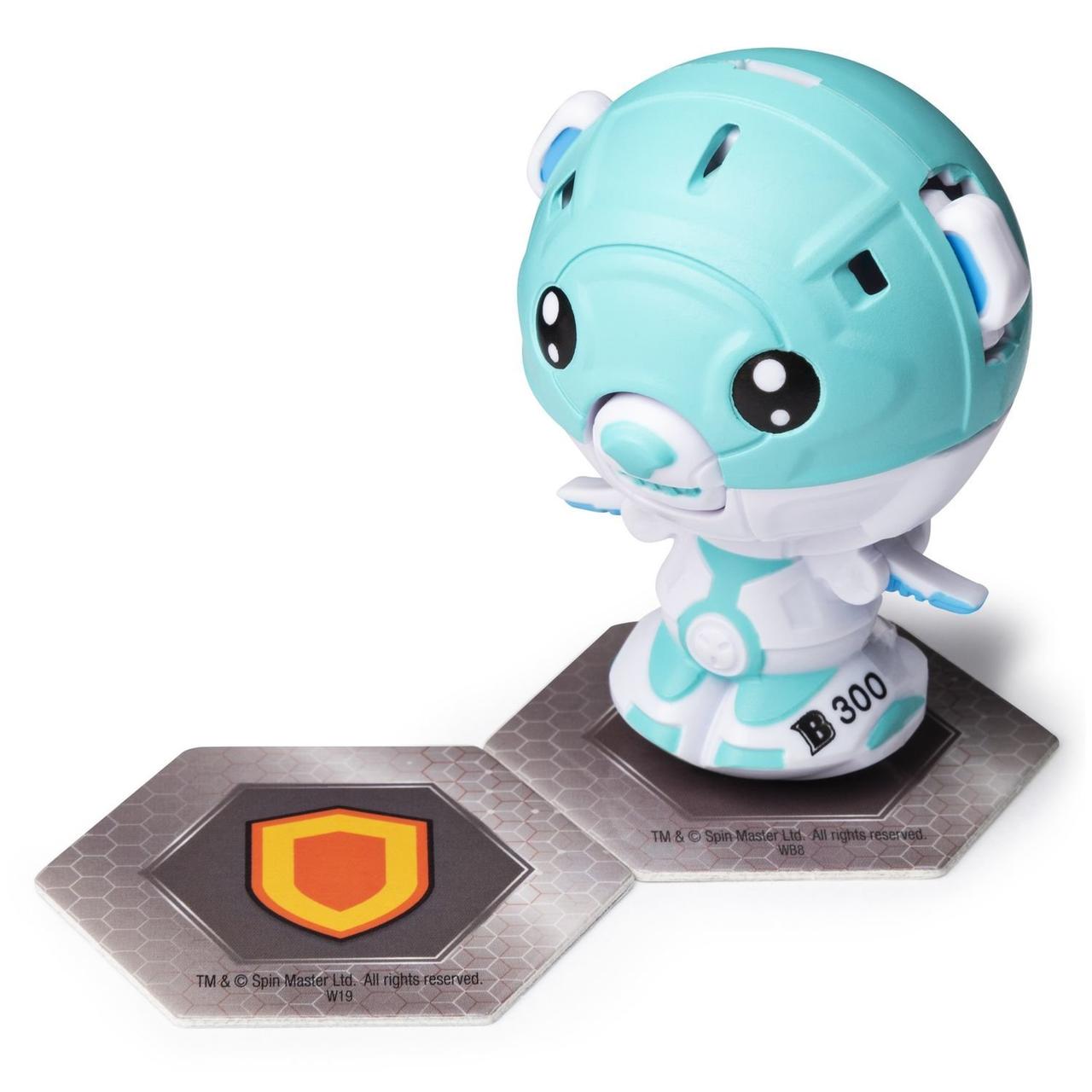 Фигурка-трансформер Bakugan Mini Bear White 20115043 - фото 2 - id-p135897235