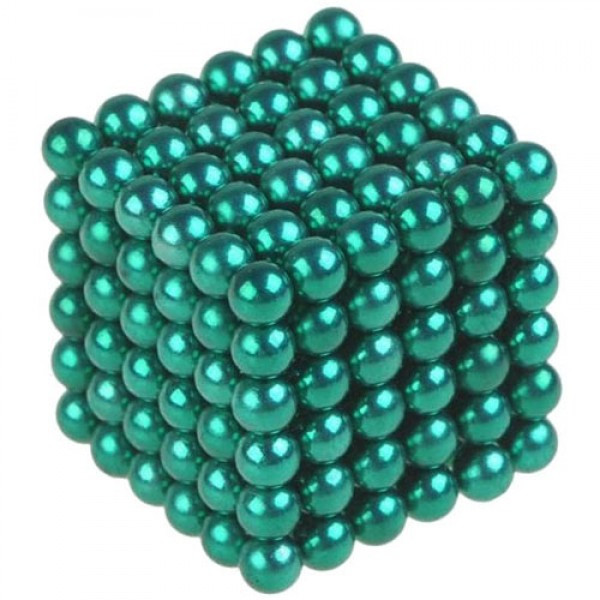 Неокуб 5 мм, зеленый в металлической коробке - фото 1 - id-p135902593
