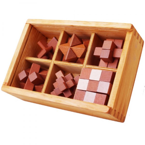 Набор деревянных головоломок под стеклом - фото 1 - id-p135903113