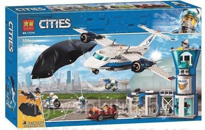 Конструктор Lari "Воздушная полиция: авиабаза", 559 деталей, аналог LEGO, арт.11210 - фото 1 - id-p135912602