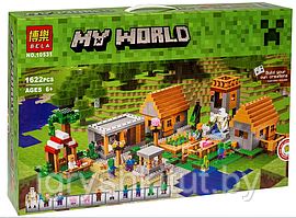 Конструктор My World "Большая деревня", 1622 детали, аналог Lego, арт.10531