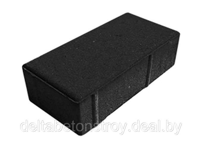 Плитка тротуарная кирпичик П20.10.8 (черный) - фото 1 - id-p135914564