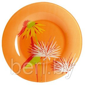 G3638 Столовый сервиз Luminarc Pop Flowers Orange, 46 предметов, 6 персон, набор тарелок - фото 2 - id-p135914643