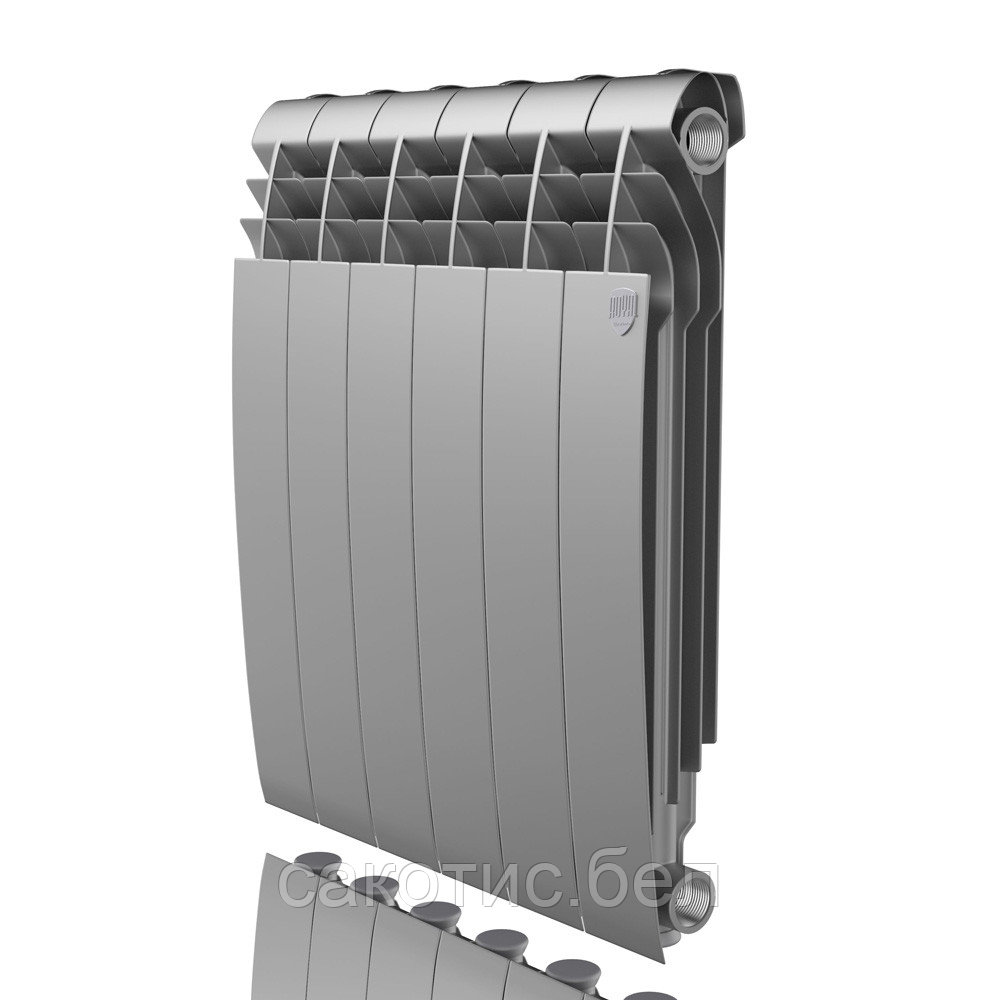 Радиатор Royal Thermo Biliner Alum 500 Silver Satin - 4 секц. - фото 1 - id-p135928567