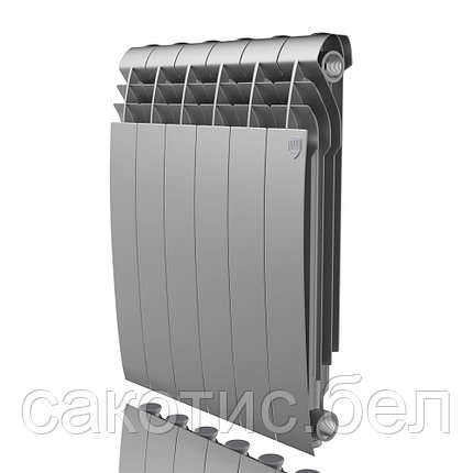 Радиатор Royal Thermo Biliner Alum 500 Silver Satin - 8 секц., фото 2