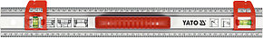 Линейка алюминиевая 2 глазка с ручкой 1000мм "Yato" YT-70715, фото 2