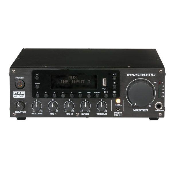 Однозонный усилитель звука с функцией микшера DAP-Audio PA-530TU