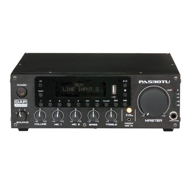 Однозонный усилитель звука с функцией микшера DAP-Audio PA-530TU ...