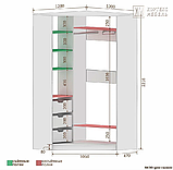 Шкаф-купе СЕНАТОР ШК30 геометрия угловой, фото 3