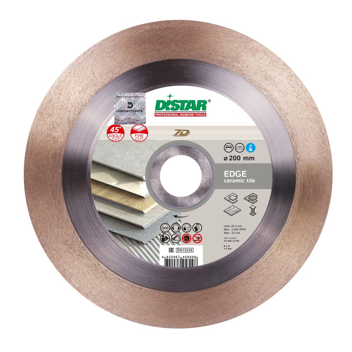 Алмазный диск 180 мм для резки керамики под 45 градусов - фото 1 - id-p135936461