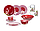 N4828 Столовый сервиз Luminarc Red Orchis, 46 предметов, 6 персон, набор тарелок, фото 2