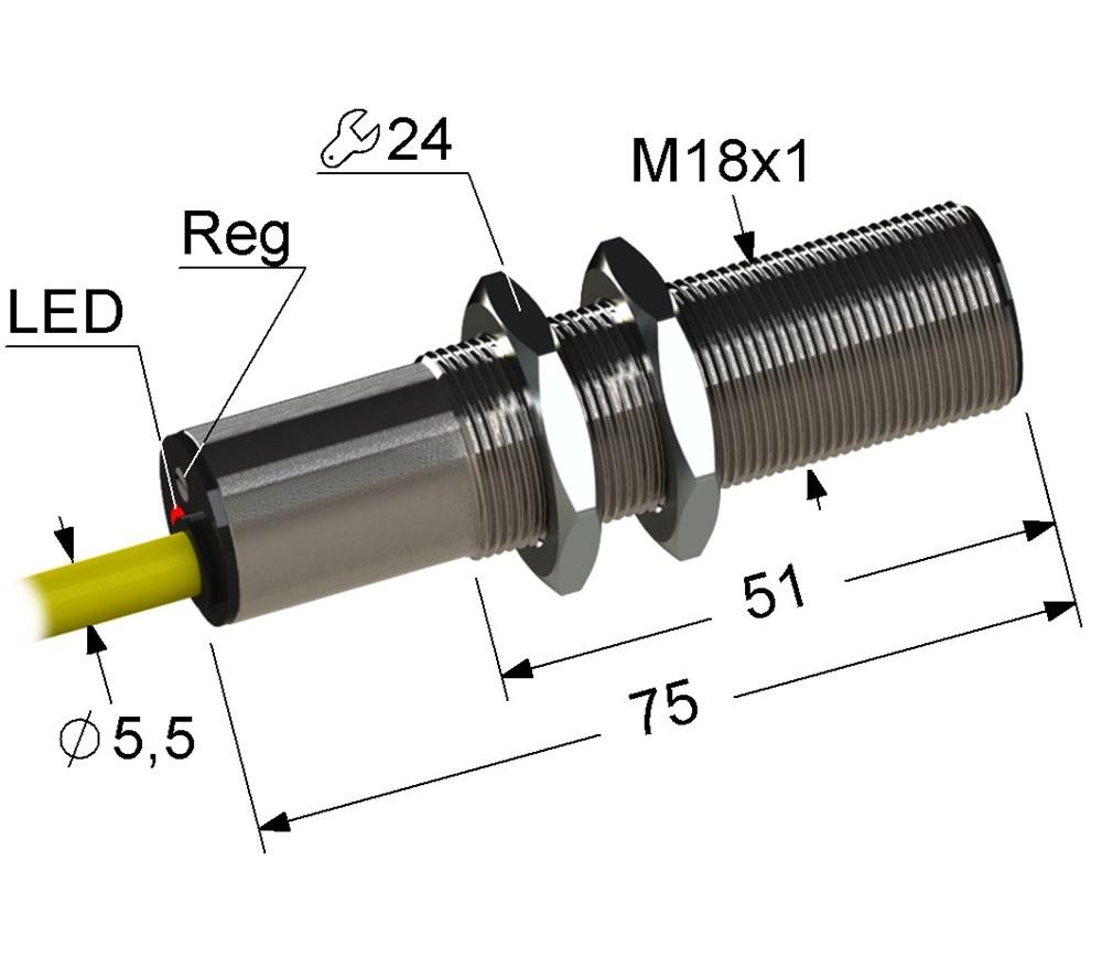 Емкостный выключатель VB1-18M75-5B21-K (ВБ1.18М.75.5.2.1.К) - фото 1 - id-p135940816