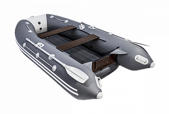 Надувная лодка Таймень LX 3200 НДНД графит светло-серый