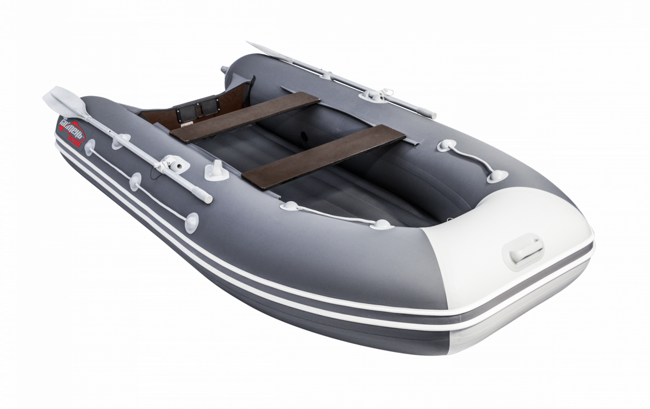 Надувная лодка Таймень LX 3200 НДНД графит светло-серый - фото 2 - id-p114879693