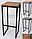 Барный стул на металлокаркасе "Стул Зет М со спинкой" белый. ВЫБОР цвета и размера!, фото 3