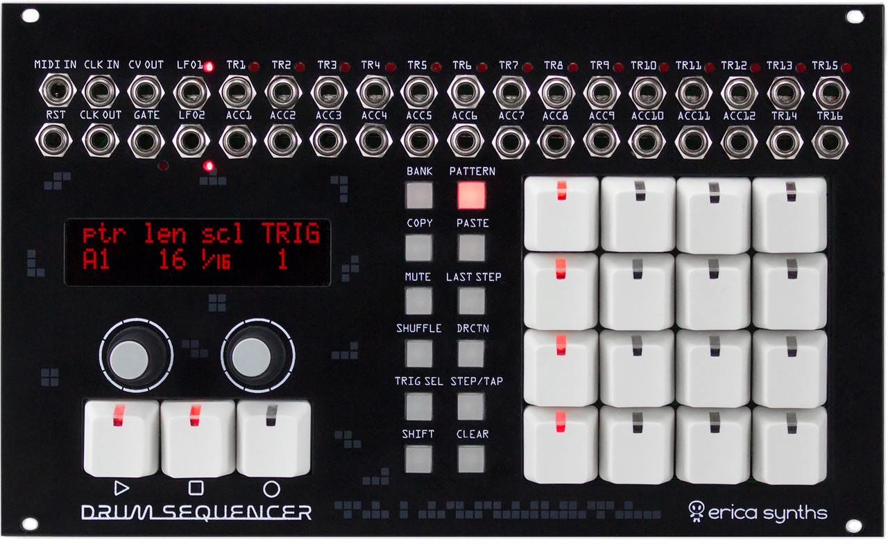 Синтезаторный модуль Erica Synths Drum Sequencer