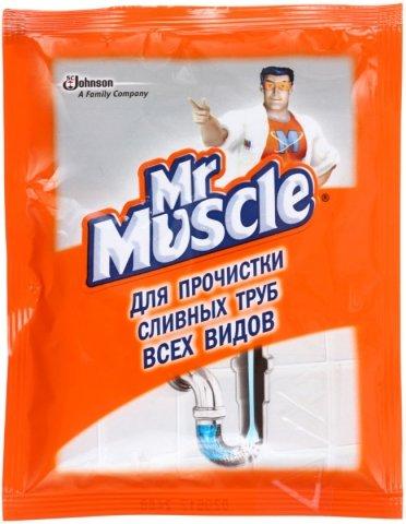 Средство для чистки труб Mr. Muscle 70 г (порошок) - фото 3 - id-p136053138
