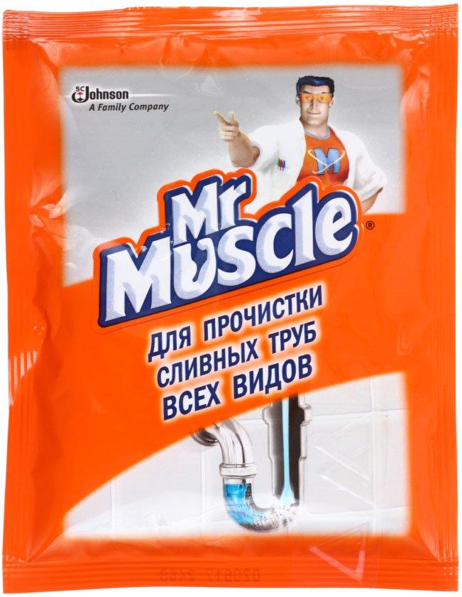 Средство для чистки труб Mr. Muscle 70 г (порошок) - фото 4 - id-p136053138
