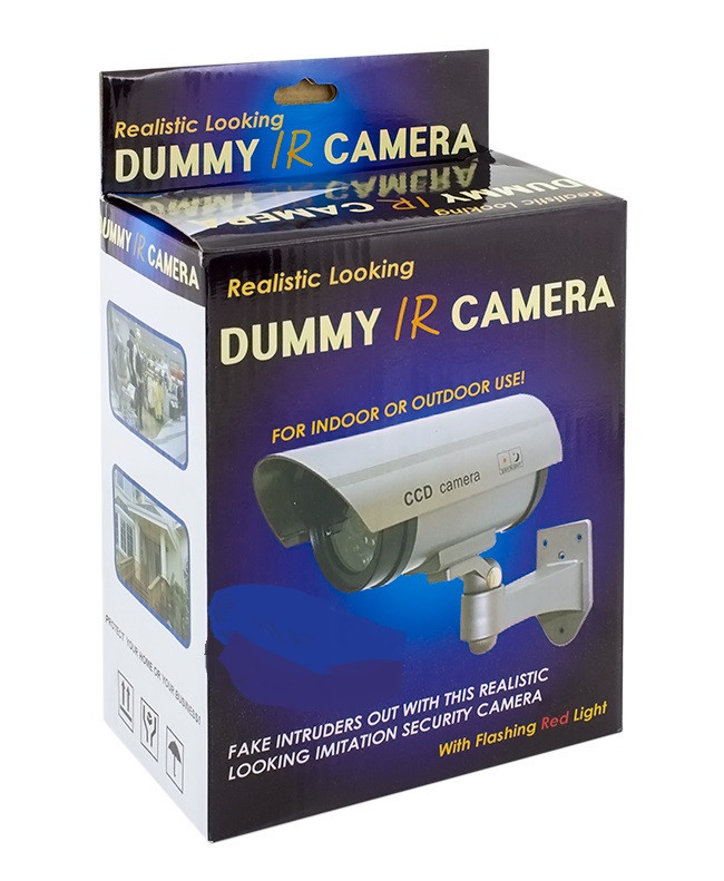 Муляж камеры наружного наблюдения с ИК (цвет - серебристый) - фото 3 - id-p136054328
