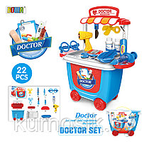 Детский игровой набор "Доктор" на колесах 8358