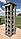 Стеллаж-консоль винный декоративный из массива сосны "Лангедок" В750мм*Д300мм*Г300мм, фото 3