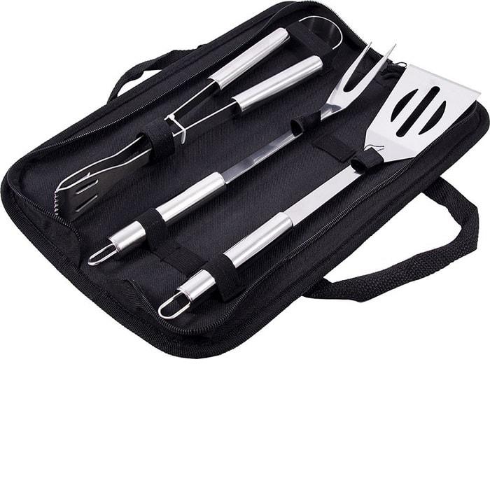 Набор инструментов для барбекю в сумке 3 предмета - фото 1 - id-p122820407