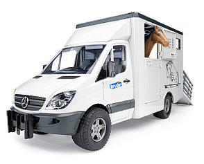 Bruder Mercedes-Benz Sprinter фургон с лошадью 02533 Брудер, фото 2