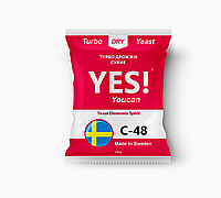 Спиртовые турбо дрожжи YES Yeast C-48, 140 гр