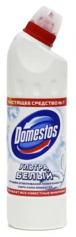 Средство для мытья сантехники Domestos 1000 мл, «Ультра Белый» - фото 1 - id-p136084641