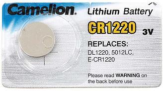 Батарейка литиевая дисковая Camelion Lithium  CR1220, 3V