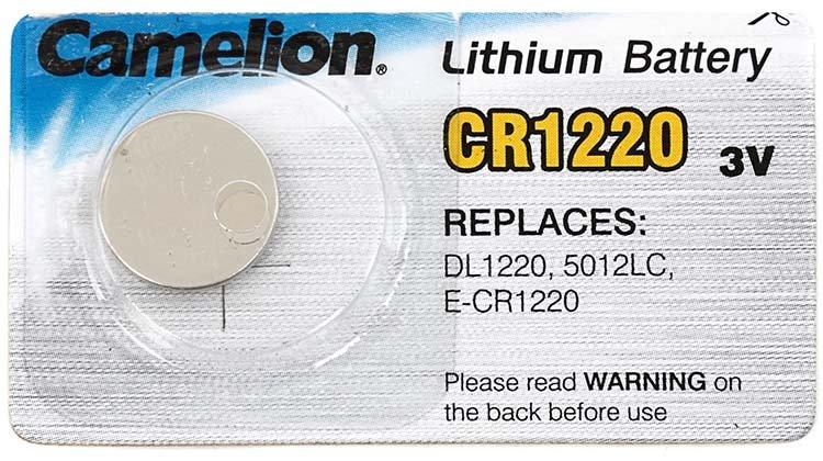 Батарейка литиевая дисковая Camelion Lithium CR1220, 3V - фото 1 - id-p136084644