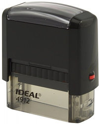 Автоматическая оснастка Ideal 4912 для клише штампа 47*18 мм, корпус черный