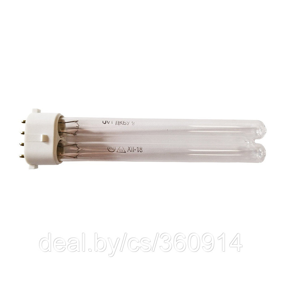 Солнышко Лампа ртутная бактерицидная ДКБу-9 для бактерицидного облучателя ОУФБ-04 "Солнышко"