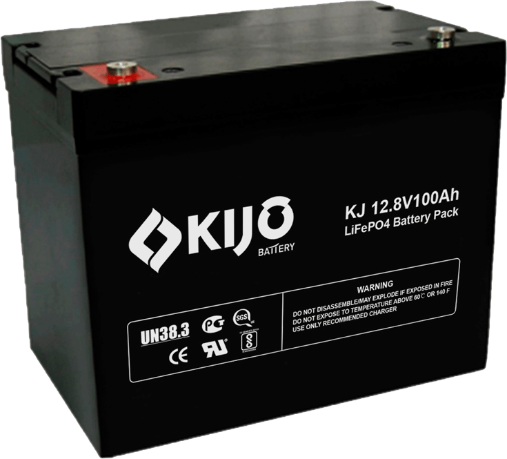 Тяговый Литиевый аккумулятор KIJO 12-100D LiFePo4 13.5кг. - фото 2 - id-p136107361