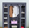 Складной шкаф Storage Wardrobe mod.88130 130 х 45 х 175 см. Трехсекционный. Бежевый, фото 7