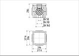 Дождеприемник пластиковый 300х300 в сборе Ecoteck (черный), фото 3