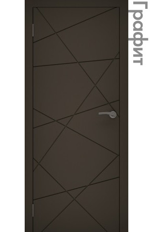 Межкомнатная дверь "ЭМАЛЬ" ПГ-13 (Цвет - Белый; Ваниль; Грэй; Капучино; Графит) - фото 5 - id-p136136601