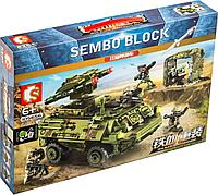 Конструктор Боевая машина пехоты, 616 дет., Sembo 105656, аналог Лего