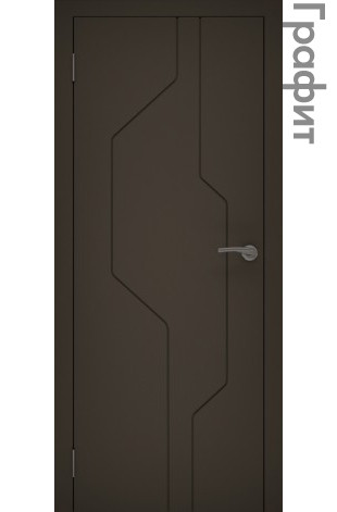 Межкомнатная дверь "ЭМАЛЬ" ПГ-15 (Цвет - Белый; Ваниль; Грэй; Капучино; Графит) - фото 4 - id-p136136617
