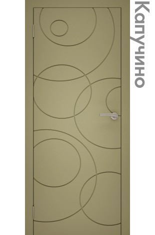 Межкомнатная дверь "ЭМАЛЬ" ПГ-18 (Цвет - Белый; Ваниль; Грэй; Капучино; Графит) - фото 4 - id-p136137141