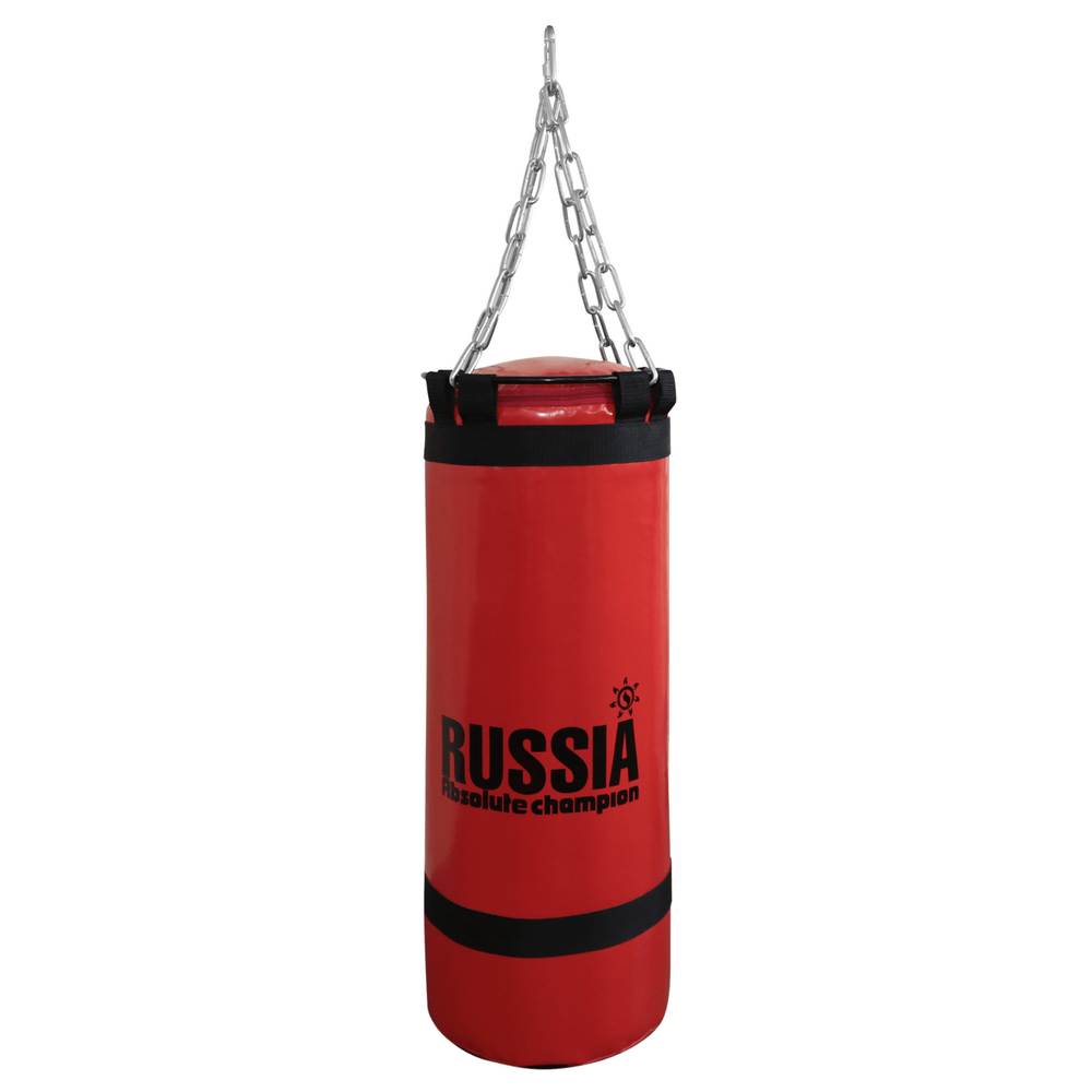 Боксерская груша (боксерский мешок) Absolute Champion Standart+ Red 40 кг, 87 х 29 см - фото 1 - id-p136137783