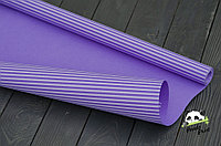 Упаковочная бумага цветная Полоска узкая фиолетовая с белым