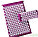 Массажный акупунктурный коврик + валик (набор) + чехол Малиновый, фото 2