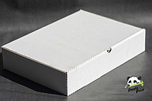Коробка из гофрокартона 350х250х70 белая