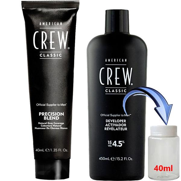 Комплект Американ Крю камуфляж + оксид (40+40 ml) для тонировки волос - American Crew Precision Blend Hair - фото 2 - id-p136143734