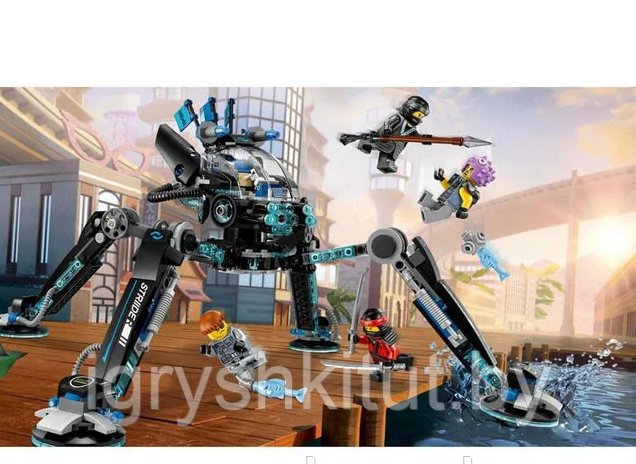 Конструктор Tenma Ninjager "Водяной робот", аналог Lego, 466 деталей, арт.TM6414 - фото 4 - id-p136149422