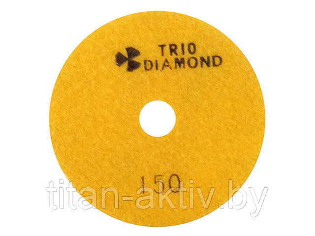 Алмазный гибкий шлифкруг ""Черепашка"" 100 № 150 (мокрая шл.) (Trio-Diamond) - фото 1 - id-p136183835