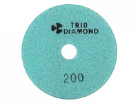 Алмазный гибкий шлифкруг ""Черепашка"" 100 № 200 (мокрая шл.) (Trio-Diamond)