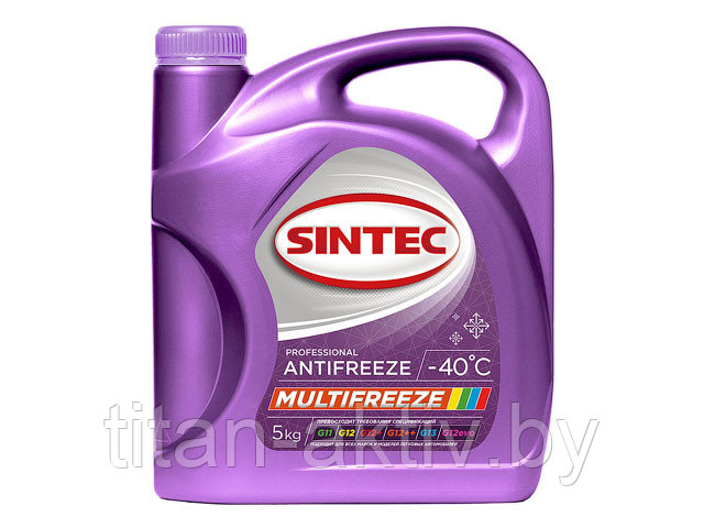 Антифриз Sintec-40 MULTI FREEZE 5кг - фото 1 - id-p135647558