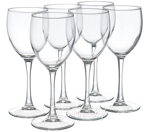 J0012 Набор бокалов для вина, шампанского Luminarc Signature, фужеры, 350 мл, на 6 персон - фото 2 - id-p136193112